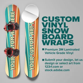 Custom Design Your Own Snowboard Wrap