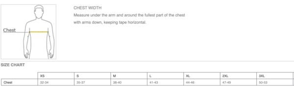 shirt sizes