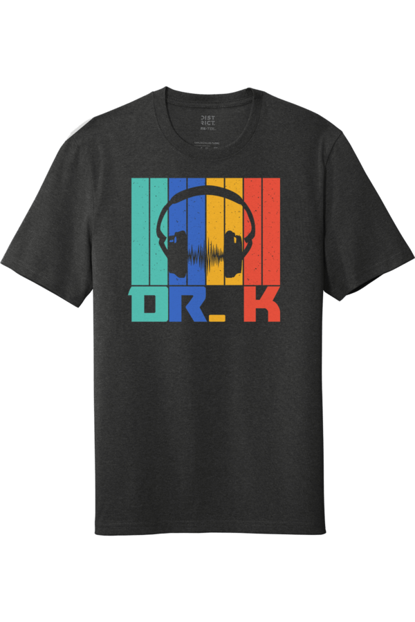 Dr. K ear phones band music t shirt