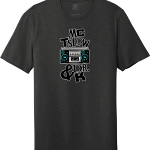 mC Tslow Dr. K boom box car funny parody mash up shirt