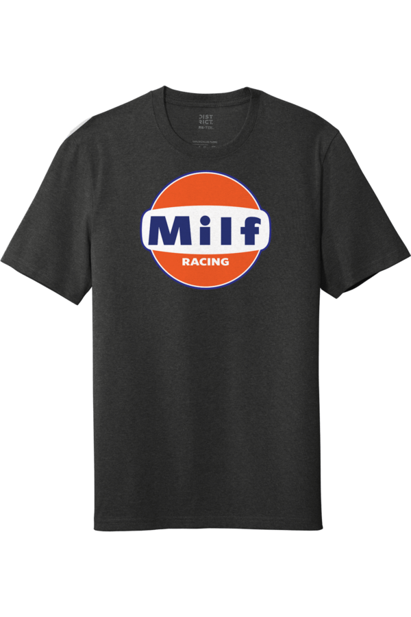 MILF and GULF racing funny parody logo mash up shirt