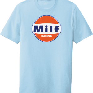 MILF and GULF racing funny parody logo mash up shirt