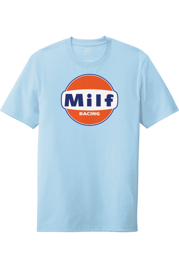 MILF and GULF racing funny parody logo mash up shirt