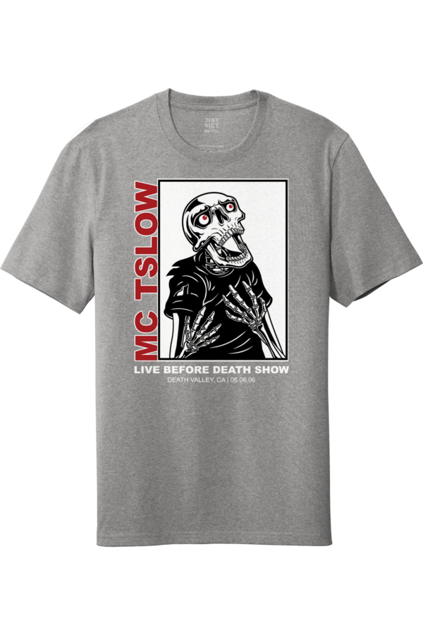 MC Tslow skull T Shirts Apparel Grey unisex shirt