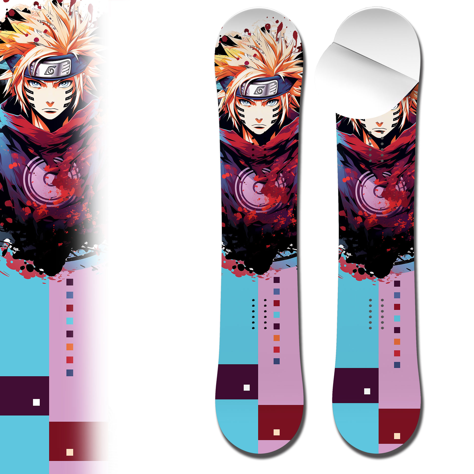 Snowboard Wrap 0068 Anime Character Snowboard Wrap