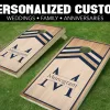 Personalized Cornhole Wraps - CH-0030 Custom Monogram