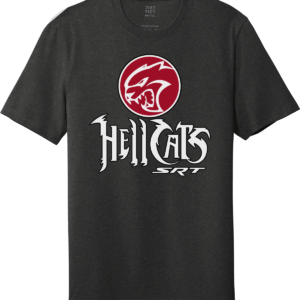 ThunderCats and Dodge Hell Cat logo funny parody t-shirt logo mash up dark grey unisex