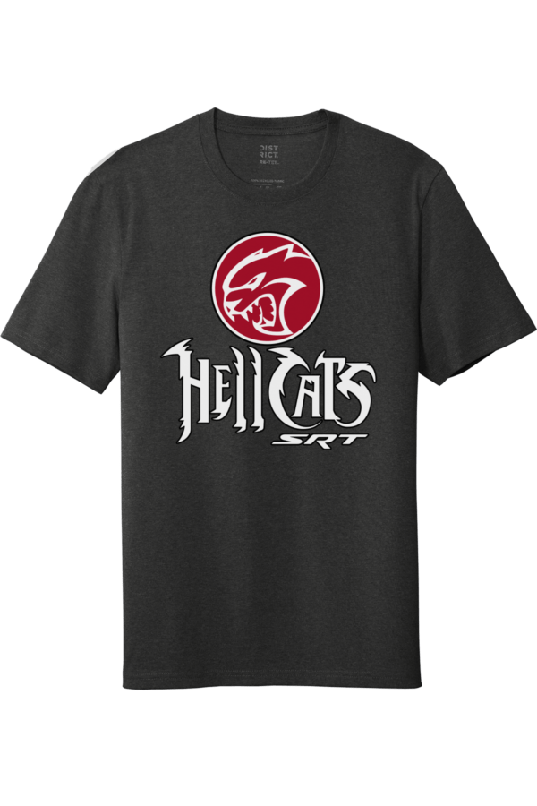 ThunderCats and Dodge Hell Cat logo funny parody t-shirt logo mash up dark grey unisex