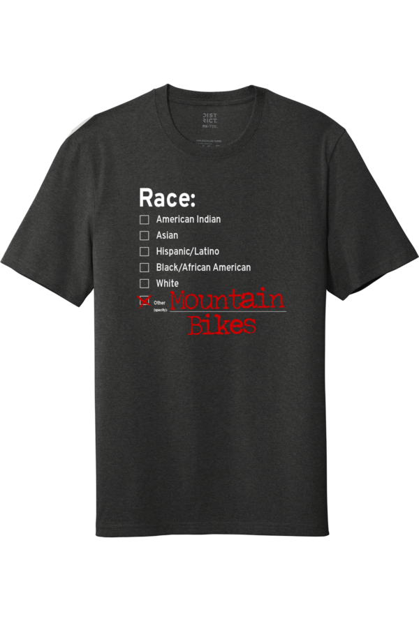 Race Mountain Bikes Survey Funny Parody T-Shirt