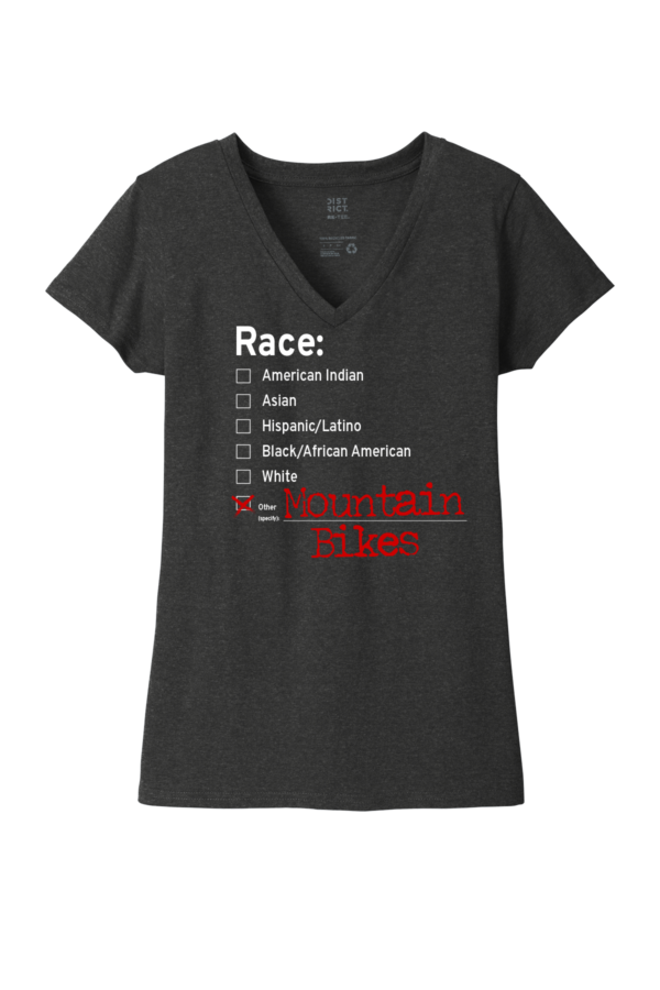 Race Mountain Bikes Survey Funny Parody T-Shirt