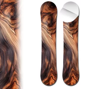 Snowboard Wrap 0073 Exotic Wood