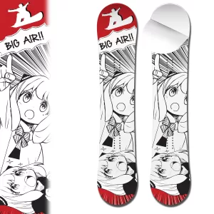 Anime Snowboard Wrap 0101 Big Air Girl