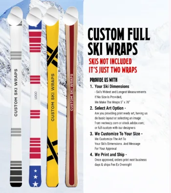 Custom Design Your Own Ski Wrap
